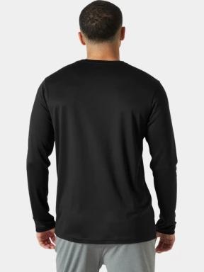 Helly Hansen Hh Tech Crew Ls 2.0 férfi hosszú ujjú sport póló fekete színben 3