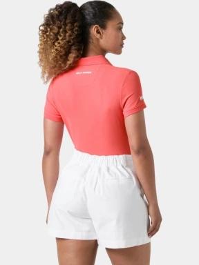 Helly Hansen W Crewline Polo női galléros póló rózsaszín színben 3