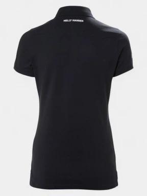 Helly Hansen W Crew Pique 2 Polo női galléros póló sötétkék színben 3