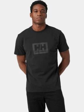 Helly Hansen Hh Box T férfi rövid ujjú póló fekete színben 1