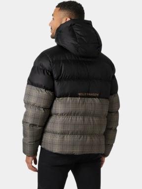 Helly Hansen Oslo Graphic Puffy férfi átmeneti kabát barna színben 3