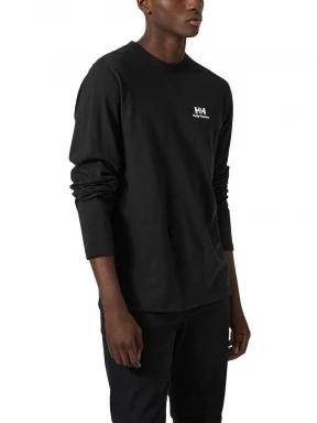 Helly Hansen Yu20 Ls T-Shirt férfi hosszú ujjú póló fekete színben 1