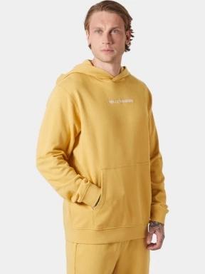 Helly Hansen Core Hoodie férfi kapucnis pulóver sárga színben 1