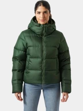 Helly Hansen W Essence Down Jacket női pehelykabát zöld színben 1