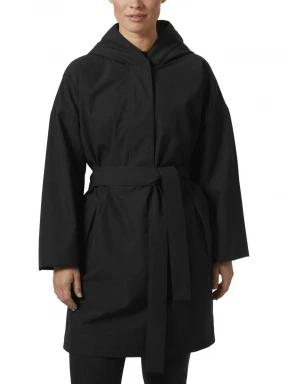 Helly Hansen W Lilja Belted Poncho női esőkabát fekete színben 1