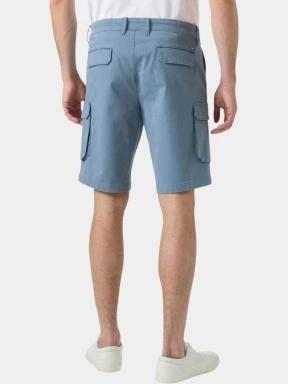 Helly Hansen Bryggen Cargo Shorts férfi oldalzsebes rövidnadrág kék színben 3