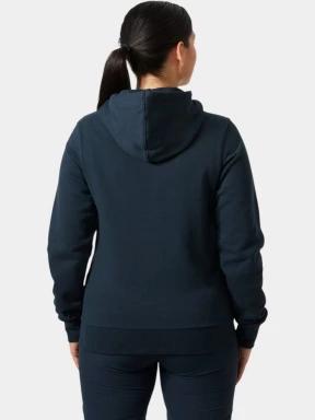 Helly Hansen W Hh Logo Hoodie női kapucnis pulóver sötétkék színben 3
