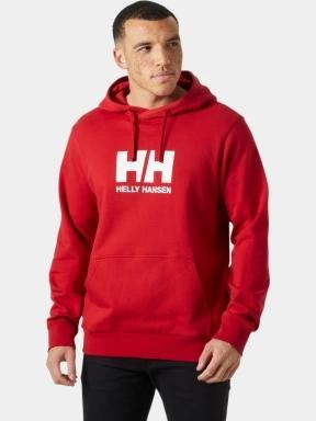 Helly Hansen Hh Logo Hoodie 3.0 férfi kapucnis pulóver piros színben 1