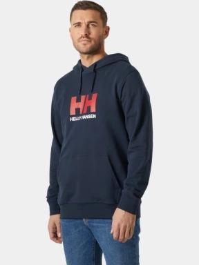 Helly Hansen Hh Logo Hoodie 3.0 férfi kapucnis pulóver sötétkék színben 1