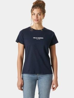 Helly Hansen W Core T-Shirt 2.0 női rövid ujjú póló sötétkék színben 1