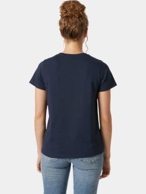 Helly Hansen W Core T-Shirt 2.0 női rövid ujjú póló sötétkék színben 3