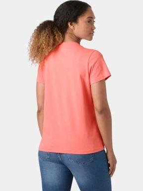 Helly Hansen W Core Graphic T-Shirt 2.0 női rövid ujjú póló rózsaszín színben 3