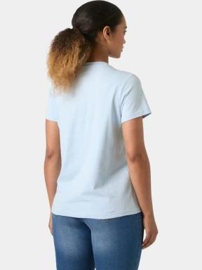 Helly Hansen W Core Graphic T-Shirt 2.0 női rövid ujjú póló világoskék színben 3