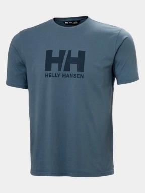 Helly Hansen Hh Logo T-Shirt 3.0 férfi rövid ujjú póló kék színben 1