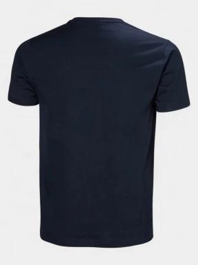 Helly Hansen Core Graphic T 2.0 férfi rövid ujjú póló sötétkék színben 3