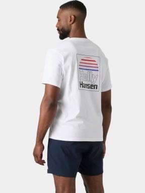 Helly Hansen Core Graphic T 2.0 férfi rövid ujjú póló fehér színben 3