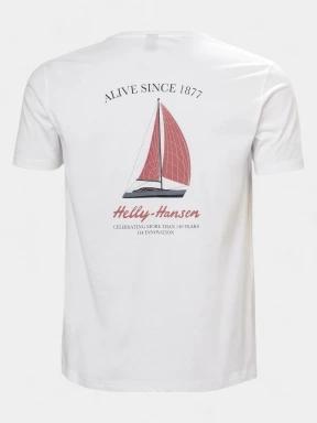 Helly Hansen Shoreline T-Shirt 3.0 férfi rövid ujjú póló fehér színben 3