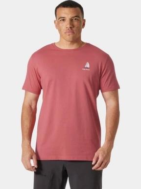 Helly Hansen Shoreline T-Shirt 3.0 férfi rövid ujjú póló piros színben 1