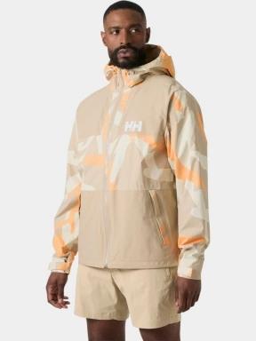 Helly Hansen Ace Graphic Rain Jacket férfi esőkabát homok színben 1