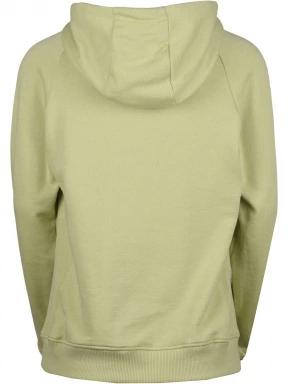 Helly Hansen W F2F Organic Cotton Hoodie női kapucnis pulóver zöld színben 3