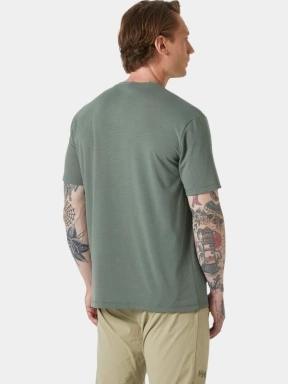 Helly Hansen Skog Graphic T-Shirt férfi rövid ujjú póló szürke színben 3