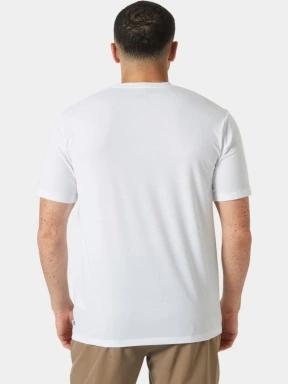 Helly Hansen Skog Graphic T-Shirt férfi rövid ujjú póló fehér színben 3