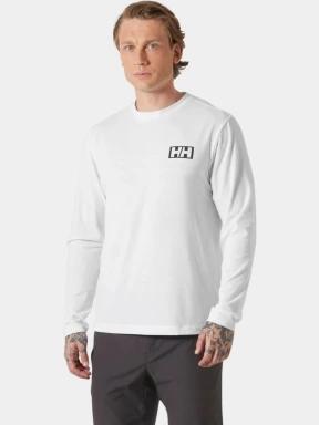 Helly Hansen Skog Graphic Ls Tee férfi hosszú ujjú póló fehér színben 1
