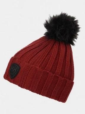 Helly Hansen W Limelight Beanie női bojtos sapka piros színben 1