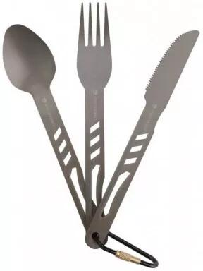 Ferrino Set Cutlery Alu evőeszköz készlet szürke színben 1