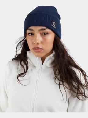 Fundango Nahu Beanie kötött sapka sötétkék színben 3