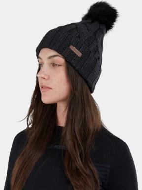 Fundango Renna Beanie női bojtos sapka fekete színben 3