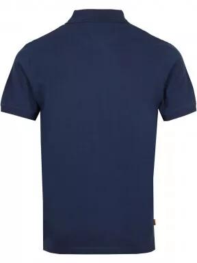 Timberland SS Millers River Pique Polo (RF) férfi rövid ujjú póló sötétkék színben 3