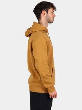 Timberland Tree Logo Hoodie férfi kapucnis pulóver barna színben 3