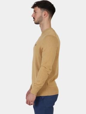 Timberland Cotton YD Sweater férfi pulóver barna színben 3
