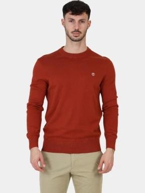 Timberland Cotton YD Sweater férfi pulóver piros színben 1