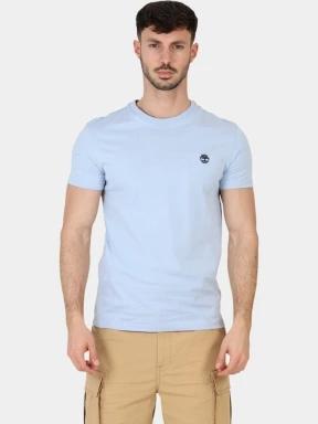 Timberland Short Sleeve Tee férfi rövid ujjú póló világoskék színben 1