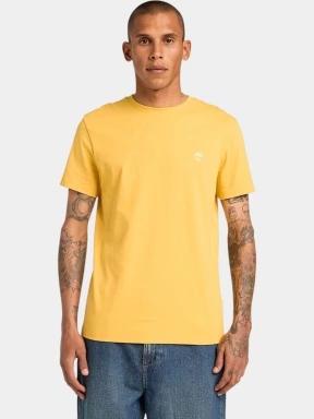 Timberland Short Sleeve Tee férfi rövid ujjú póló sárga színben 1