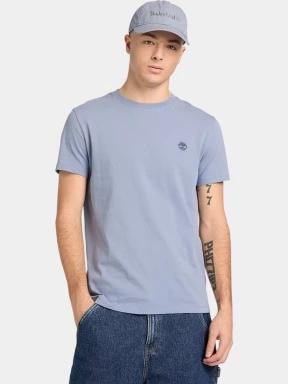 Timberland Short Sleeve Tee férfi rövid ujjú póló világoskék színben 1