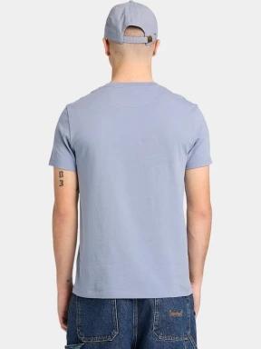 Timberland Short Sleeve Tee férfi rövid ujjú póló világoskék színben 3