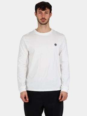 Timberland Long Sleeve Tee férfi hosszú ujjú póló fehér színben 1