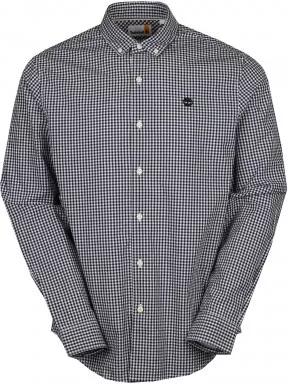 Timberland LS Suncook River Poplin Medium Gingham Shirt Regular férfi hosszú ujjú ing szürke színben 1