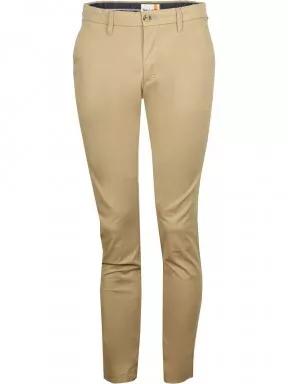 Timberland Sargent Lake Stretch Twill Chino Pant Slim férfi chino nadrág barna színben 1