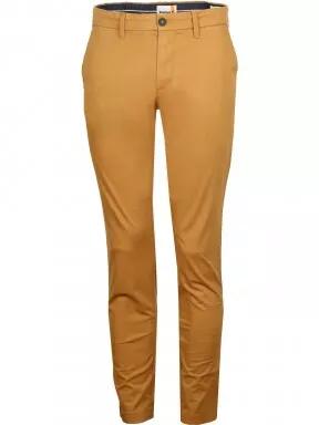 Timberland Sargent Lake Stretch Twill Chino Pant Slim férfi chino nadrág barna színben 1