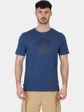 Timberland Tree Logo Short Sleeve Tee férfi rövid ujjú póló sötétkék színben 1