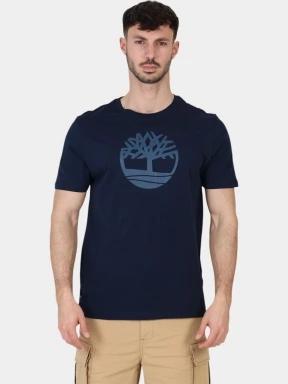 Timberland Tree Logo Short Sleeve Tee férfi rövid ujjú póló sötétkék színben 1