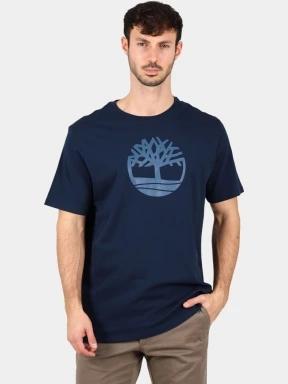 Timberland Tree Logo Short Sleeve Tee férfi rövid ujjú póló sötétkék színben 1