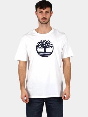 Timberland Tree Logo Short Sleeve Tee férfi rövid ujjú póló fehér színben 1