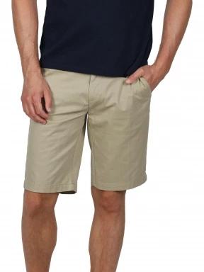 Timberland Stretch Twill Chino Short férfi rövidnadrág homok színben 1