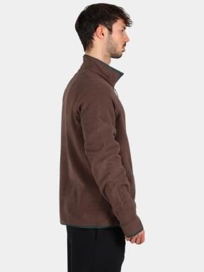 Timberland Polartec 100 Full Zip Fleece férfi polár pulóver barna színben 3