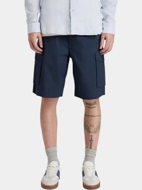Timberland Poplin Cargo Short férfi oldalzsebes rövidnadrág sötétkék színben 1